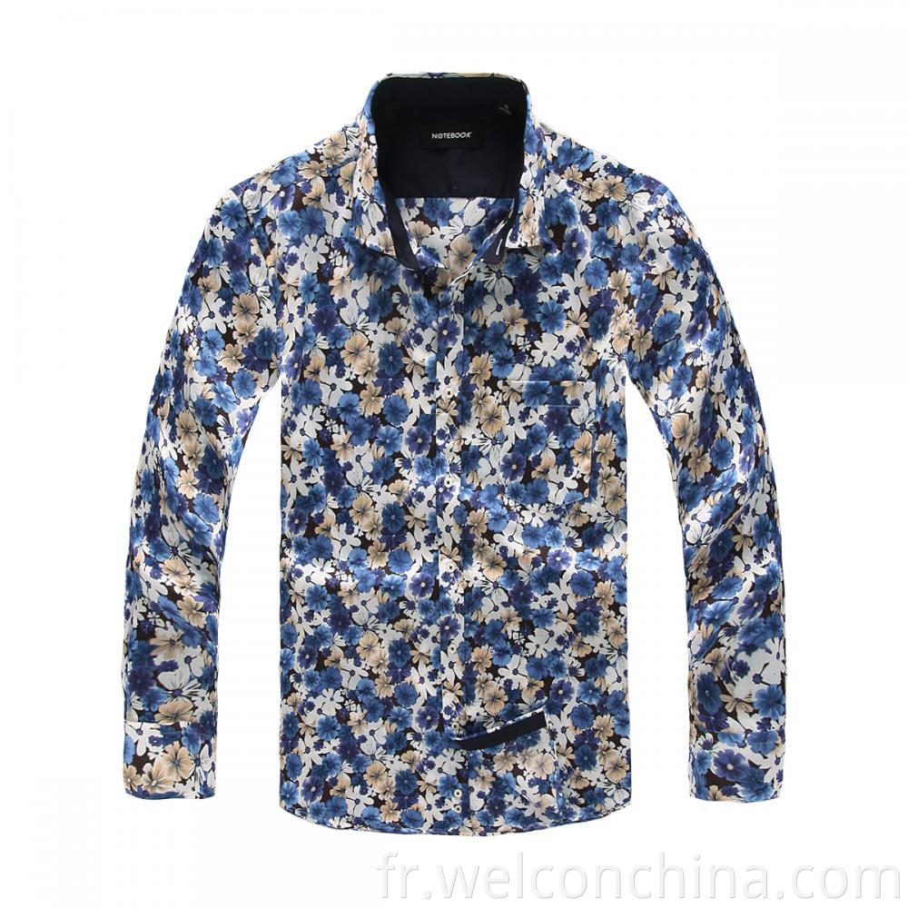 Pure Cotton Floral Shirt Jpg